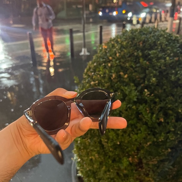 Celine black round black transparent sunglasses - Picture 7 of 14